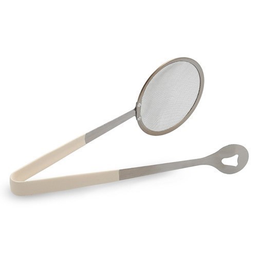 PINZA QUID COCCO CON ESCURRIDOR INOX 27CMS